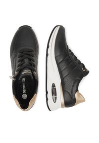 Remonte Sneakersy D2H01-03 Czarny. Kolor: czarny. Materiał: skóra #3