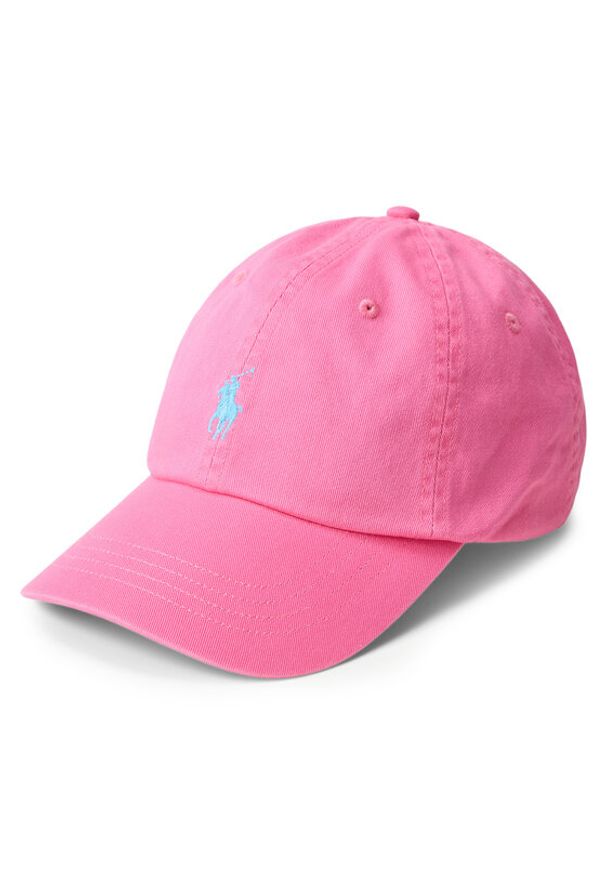 Polo Ralph Lauren Czapka z daszkiem 211912843502 Różowy. Kolor: różowy. Materiał: bawełna