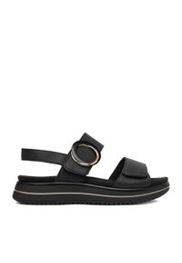 Remonte Sandały CEO-D1J63-00 Czarny. Kolor: czarny. Materiał: skóra, syntetyk #1