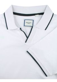Oryginalna Koszulka Polo - Brave Soul - Biała. Okazja: na co dzień. Typ kołnierza: polo. Kolor: biały. Materiał: bawełna. Styl: casual #3