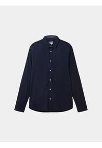 Tom Tailor Koszula 1037435 Granatowy Regular Fit. Kolor: niebieski. Materiał: bawełna #4