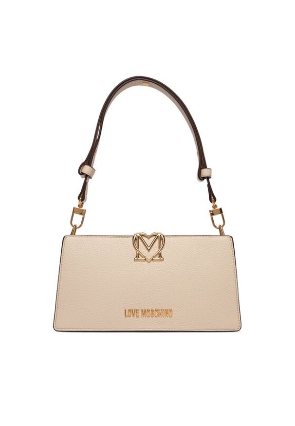Love Moschino - LOVE MOSCHINO Torebka JC4128PP1OLM0110 Écru. Materiał: skórzane