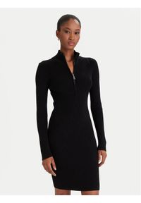 Guess Sukienka codzienna W5BK45 Z0572 Czarny Slim Fit. Okazja: na co dzień. Kolor: czarny. Materiał: syntetyk. Typ sukienki: proste. Styl: casual