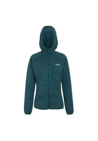 Regatta - Bluza Polarowa Damska Z Kapturem Newhill. Typ kołnierza: kaptur. Kolor: niebieski. Materiał: polar. Sezon: zima. Styl: sportowy. Sport: turystyka piesza #1
