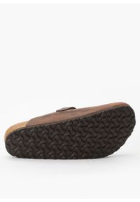 Birkenstock - Klapki męskie BIRKENSTOCK BOSTON. Okazja: na spacer, do pracy, na co dzień. Kolor: brązowy. Styl: casual #5