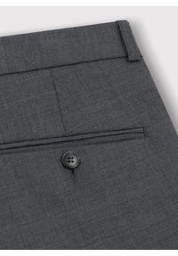 Pako Lorente - PAKO LORENTE – Szare wełniane spodnie garniturowe. Okazja: na ślub cywilny, na wesele. Kolor: szary. Materiał: wełna. Wzór: gładki. Styl: elegancki #2