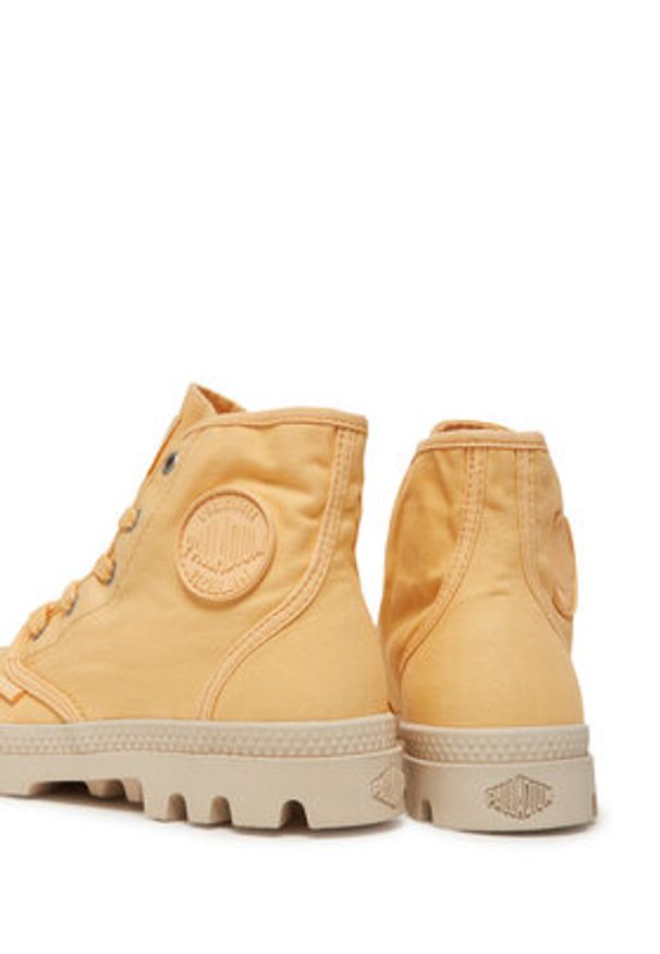 Palladium Trapery Pampa Hi 92352-721-M Żółty. Kolor: żółty. Materiał: materiał