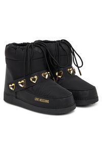 Love Moschino - LOVE MOSCHINO Śniegowce JA24182G0NISD00A Czarny. Kolor: czarny. Materiał: materiał #6