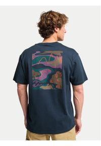 Billabong T-Shirt Scribbly EBYZT00398 Granatowy Regular Fit. Kolor: niebieski. Materiał: bawełna #1