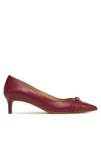 MICHAEL Michael Kors Czółenka Mandy Flex 40T5MAMP1L Bordowy. Kolor: czerwony. Materiał: skóra. Obcas: na szpilce #1