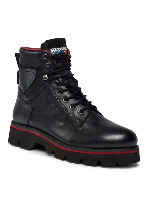 Trzewiki Blauer F3RUSK01/LEA Black BLK. Kolor: czarny