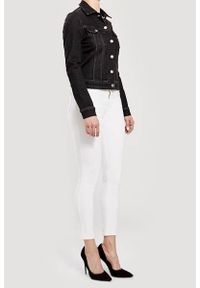 Lee - LEE SLIM RIDER DAMSKA KURTKA JEANSOWA BLACK ORRICK L541DWJN 112112643. Materiał: jeans