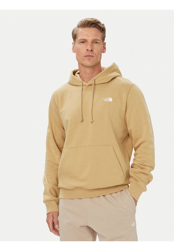 The North Face Bluza Evolution Simple Dome NF0A8CWM Żółty Regular Fit. Kolor: żółty. Materiał: syntetyk