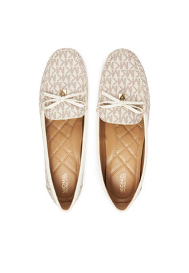 MICHAEL Michael Kors Mokasyny Juliette Moc 40S2JTFR1B Beżowy. Kolor: beżowy. Materiał: skóra