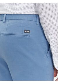 BOSS - Boss Chinosy Kaito1 50487966 Niebieski Slim Fit. Kolor: niebieski. Materiał: bawełna #3