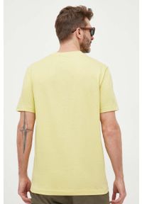 Calvin Klein Jeans t-shirt bawełniany kolor zielony z nadrukiem. Kolor: zielony. Materiał: bawełna. Wzór: nadruk. Styl: klasyczny #3