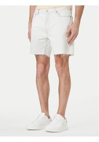 Calvin Klein Jeans Szorty jeansowe Classic LV04RF787G Écru Regular Fit. Materiał: bawełna #1