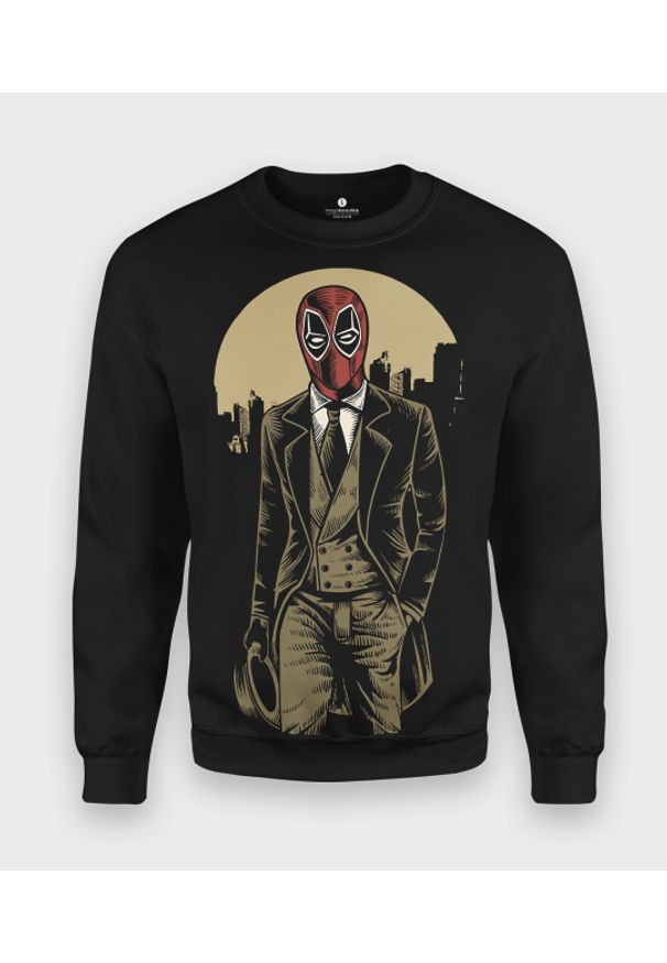 MegaKoszulki - Bluza klasyczna Deadpool Gentleman. Styl: klasyczny