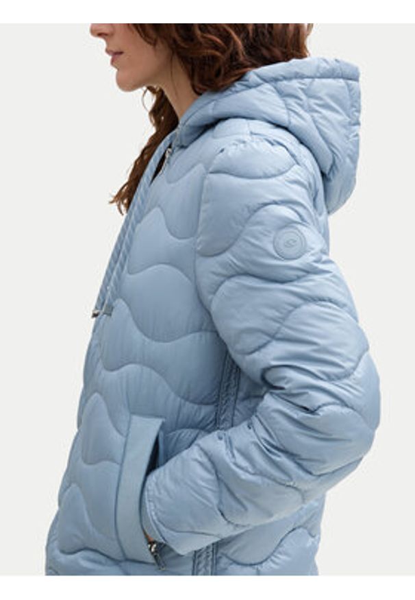 Tom Tailor Kurtka puchowa 1044399 Błękitny Regular Fit. Kolor: niebieski. Materiał: syntetyk