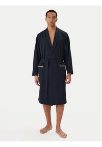 BOSS Szlafrok 50545943 Granatowy. Kolor: niebieski. Materiał: bawełna #1