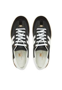 Elisabetta Franchi Sneakersy SA-50G-51E2-V400 Czarny. Kolor: czarny. Materiał: skóra #6
