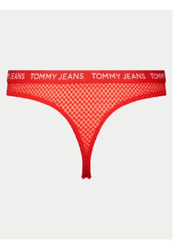 TOMMY HILFIGER - Tommy Hilfiger Komplet 3 par stringów UW0UW05010 Kolorowy. Materiał: syntetyk. Wzór: kolorowy