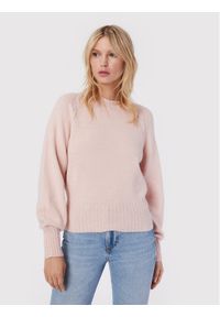 TwinSet - TWINSET Sweter 222AP3440 Różowy Regular Fit. Kolor: różowy. Materiał: syntetyk