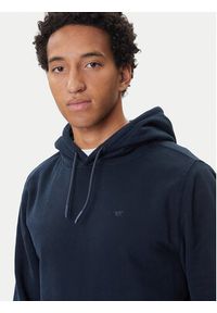 Mustang Bluza Bronson 1016966 Granatowy Regular Fit. Kolor: niebieski. Materiał: bawełna #4