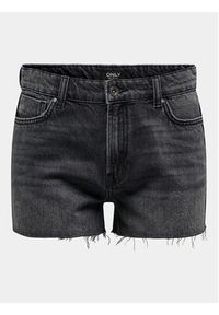 only - ONLY Szorty jeansowe Jaci 15314430 Czarny Loose Fit. Kolor: czarny. Materiał: bawełna #4