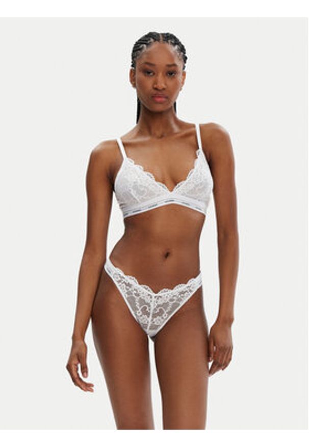 Guess Biustonosz braletka O4YC00 PZ01C Biały. Kolor: biały. Materiał: syntetyk