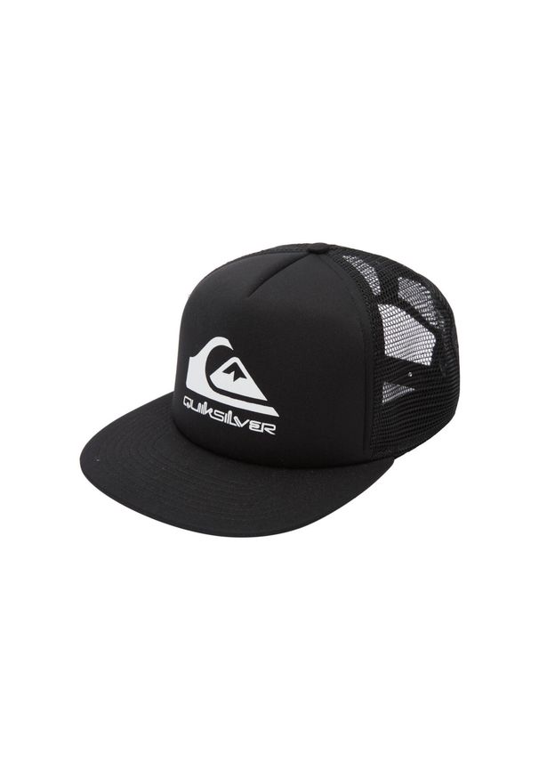 Quiksilver - Czapka Trucker dla Mężczyzn FOAMSLAYER Czarny. Kolor: brązowy, zielony, wielokolorowy. Materiał: tkanina, poliester. Wzór: nadruk
