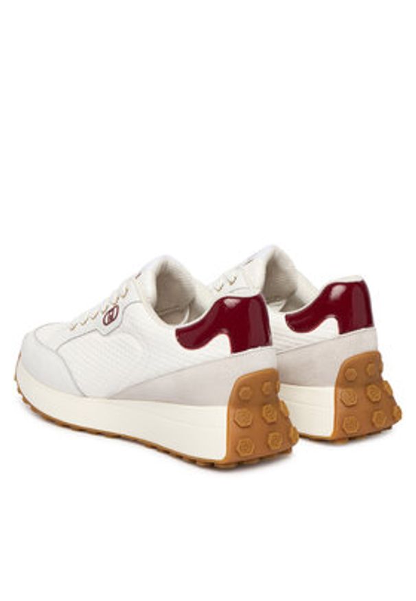 Liu Jo Sneakersy Lolo 20 BA6041 PX830 Biały. Kolor: biały. Materiał: skóra