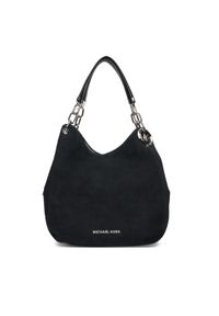 MICHAEL Michael Kors Torebka Lillie 30S5S0LE3S Czarny. Kolor: czarny. Materiał: skórzane, zamszowe