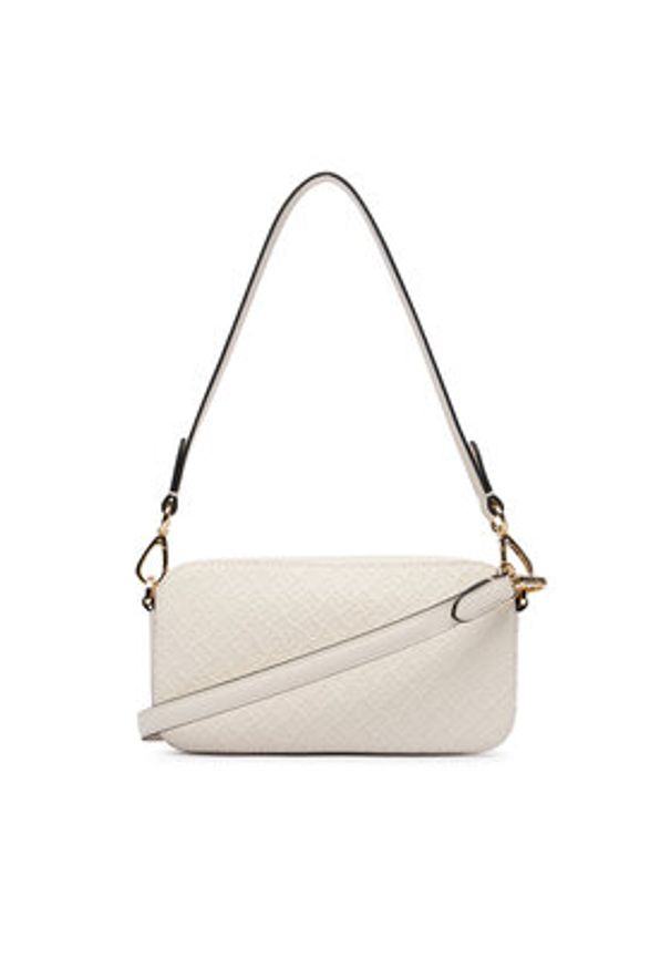 TOMMY HILFIGER - Tommy Hilfiger Torebka Th Daily Camera Bag Mono AW0AW18414 Biały. Kolor: biały. Materiał: skórzane