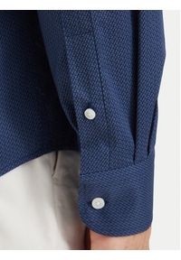 TOMMY HILFIGER - Tommy Hilfiger Koszula MW0MW43756 Granatowy Regular Fit. Kolor: niebieski. Materiał: bawełna #3