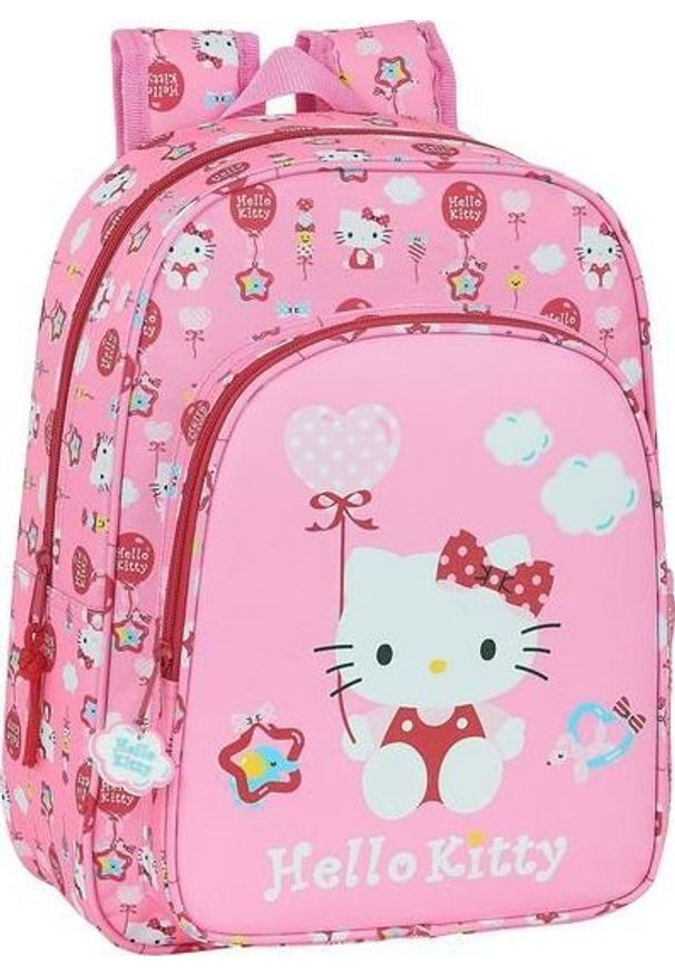 Hello Kitty Plecak dziecięcy Hello Kitty Balloon Różowy. Kolor: różowy. Wzór: motyw z bajki