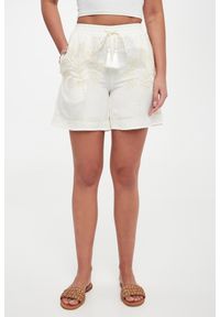 Twinset U&B - Spodenki damskie lniane TWINSET U&B. Materiał: len #5