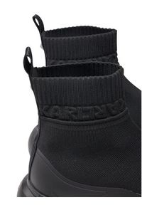 Karl Lagerfeld - KARL LAGERFELD Sneakersy KL54644 Czarny. Kolor: czarny. Materiał: materiał #4