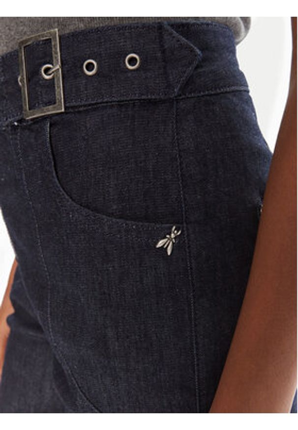 Patrizia Pepe Jeansy 8P0743 D117 S725 Granatowy Regular Fit. Kolor: niebieski