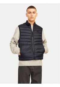 Jack & Jones - Jack&Jones Bezrękawnik Sprint 12258457 Czarny Regular Fit. Kolor: czarny. Materiał: syntetyk. Długość rękawa: bez rękawów