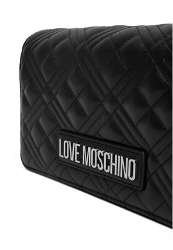 Love Moschino - LOVE MOSCHINO Torebka JC4079PP0NLA000B Czarny. Kolor: czarny. Materiał: skórzane