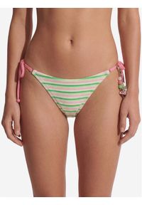 Roxy Dół od bikini Tanga Ts ERJX405256 Zielony. Kolor: zielony. Materiał: syntetyk #1