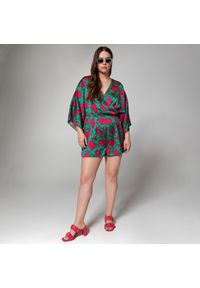 Sinsay - Kombinezon ze wzorem - Zielony. Kolor: zielony #1