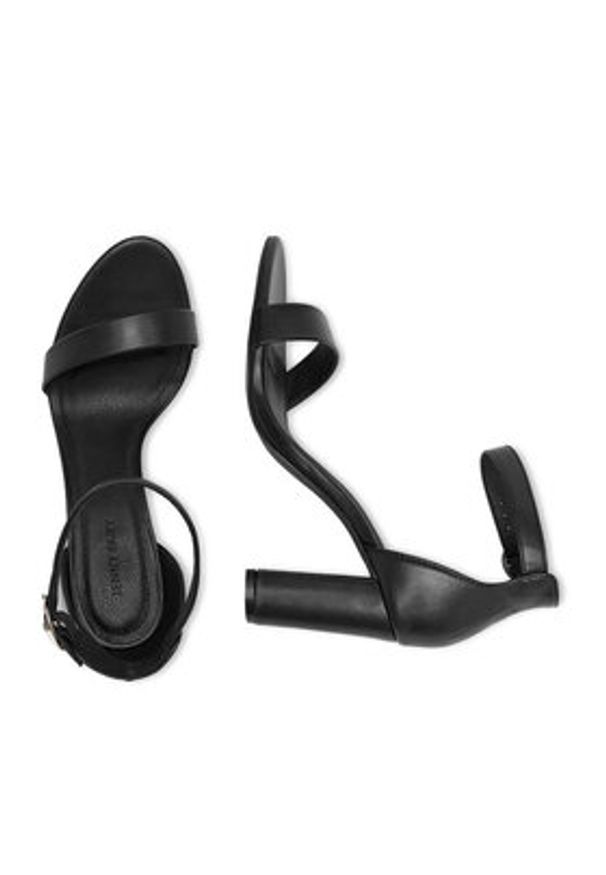 Jenny Fairy Sandały WSS20538-01 HURT Czarny. Kolor: czarny. Materiał: skóra