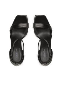 Calvin Klein Sandały Geo Stiletto Sandal 90Hh HW0HW01610 Czarny. Kolor: czarny. Materiał: skóra #2