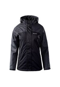Hi-tec - Kurtka Damska Monsa II Light Wodoodporna. Kolor: czarny. Sport: turystyka piesza