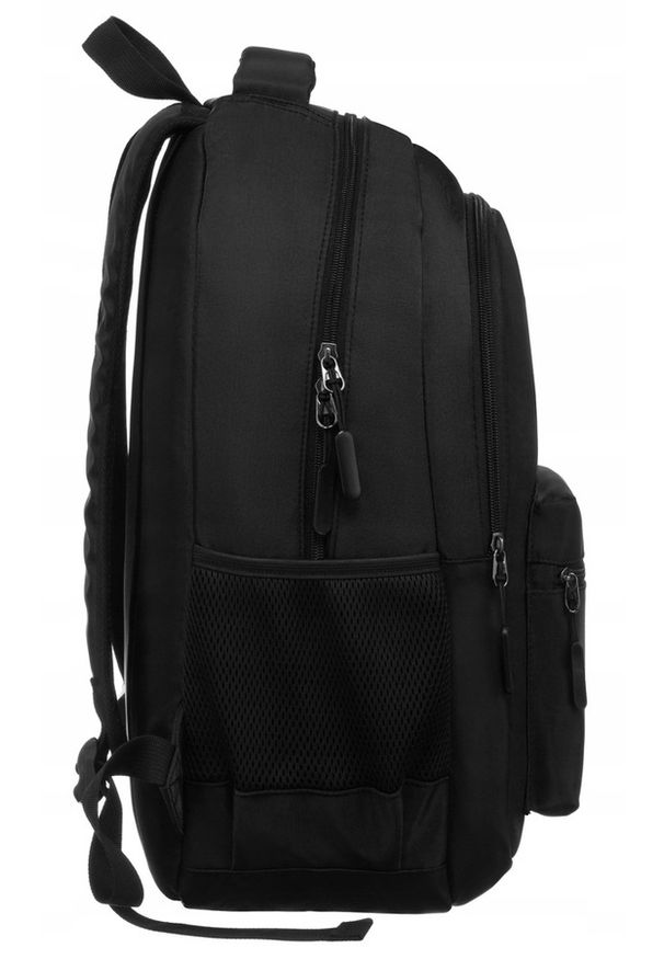 Plecak męski Peterson PTN 79902 czarny. Kolor: czarny. Materiał: poliester, materiał