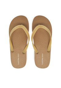 Calvin Klein Jeans Japonki Thong+ Tpu YM0YM01265 Beżowy. Kolor: beżowy