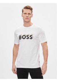 BOSS - Boss T-Shirt Tiburt 427 50506923 Biały Regular Fit. Kolor: biały. Materiał: bawełna