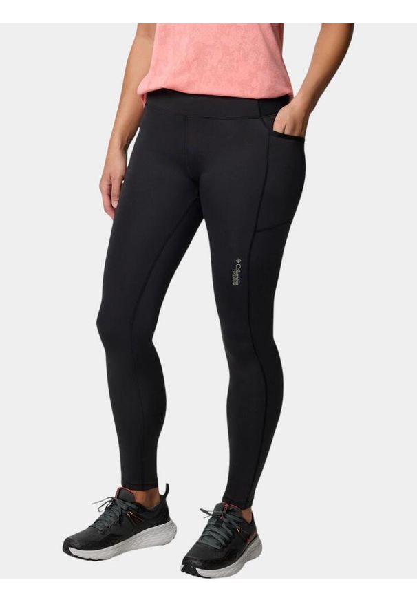 columbia - Legginsy Damskie Columbia Summit Valley. Kolor: czarny. Materiał: materiał. Sport: bieganie
